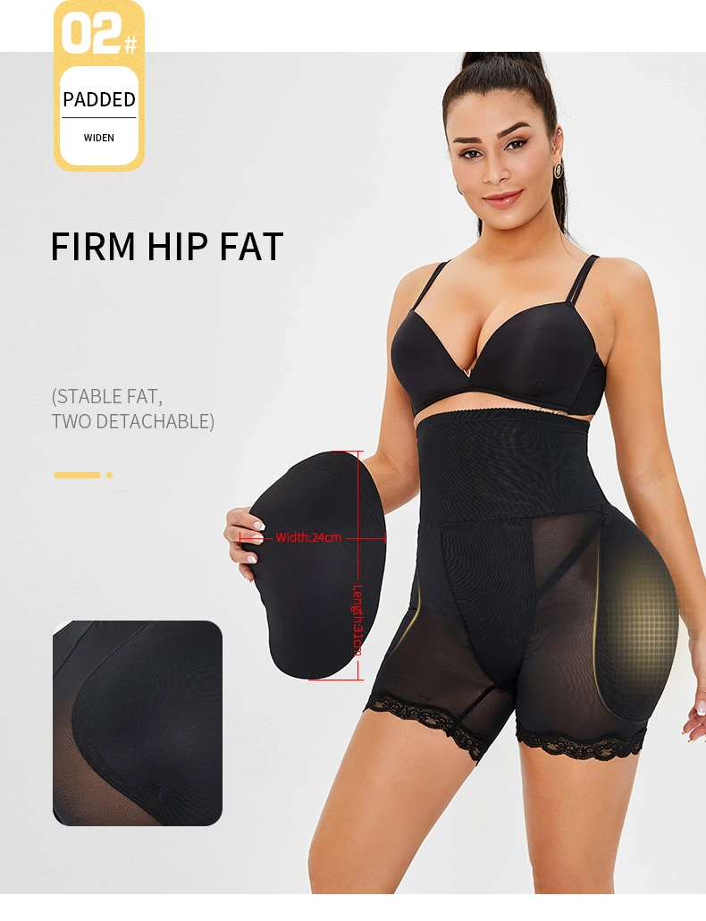Wholesale Women High Waist Butt Lifter Control Panties Shapewear Padded Hip Enhancer Body Shaper Plus Size