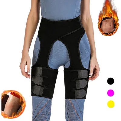 Custom Logo High Waist Trimmer Fitness Fat Burning Sweat Belt Butt Lifter Booty Sculptor Thigh Erasers Waist Trainer Shaper 