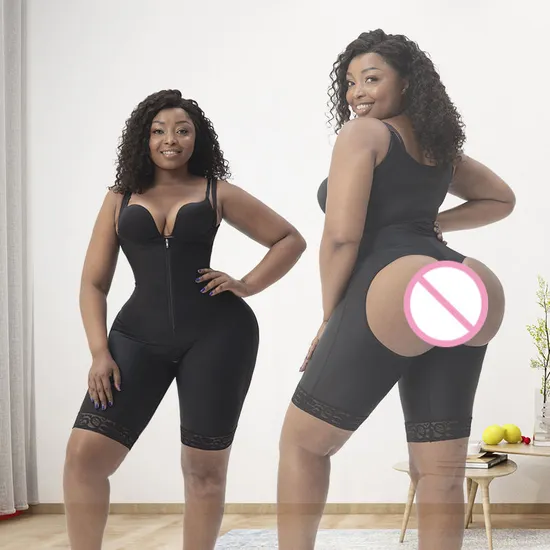 Gaine Post Operatoires Women Body Sculptor Slimming Thigh Control Butt Enhancing Shapewear Booty Shaper No Hip Compression Faja 