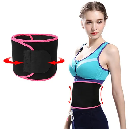 High Quality Sauna Plus Size Waist Trainer Private Label Invisible Fitness Sports Neoprene Sweat Belt Waist Trainer Wrap