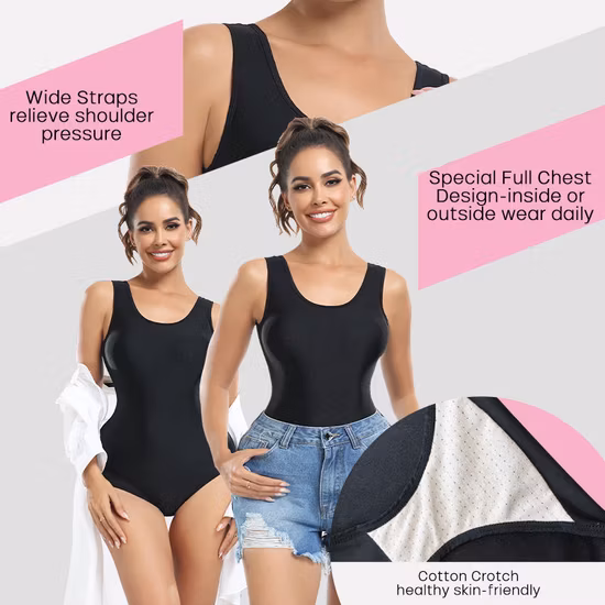Plus Size Body Shaper Tummy Control Seamless Slimming Shapewear Butt Lifter for Women