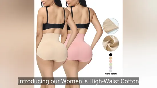 Women′s Tummy Control Shapewear Thong High Waist Lace Underwear Butt Lifter