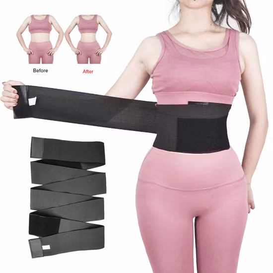 Tiktok Snatch Bandage Wrap Invisible Waist Trainer Body Shaping Wrap