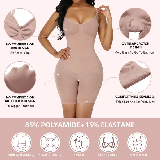 High Quality Body Shapewear Bodysuit Seamless Shapewear Seamless