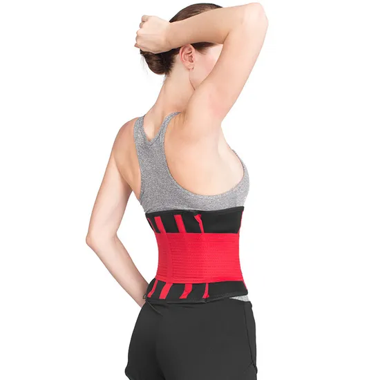 Wholesale Private Label Sports Workout Girdle Sweat Belt Fitness Waist Trimmer Cincher Slimming Waist Trainer for Men Women 