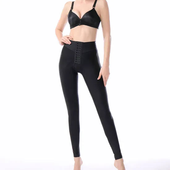 Zipper Pants Leg Butt Lifter Shapewear Faja Pants Compression Tummy Control Women Body Shaper Waist Shaper Underwear 