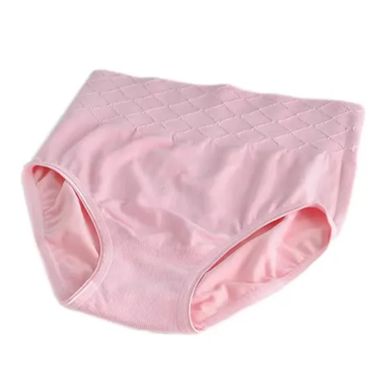 OEM Custom Logo Organic Bamboo Underwear Tummy Control Waist Seamless Women′s Panties 