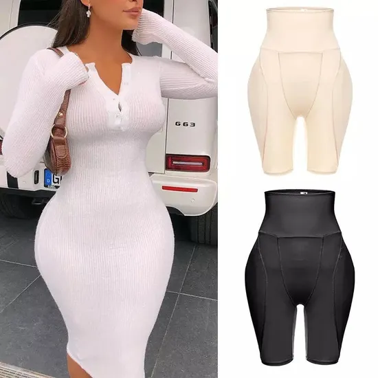 Removable Hip Padded Panty Faja Shapewear Colombianas Thigh Trainer Butt Lifter Panties Shaper 