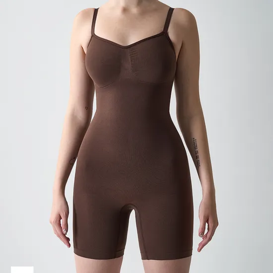 Seamless Sculpt Bodysuit Women′s Body Shapers Tummy Control Tights MID